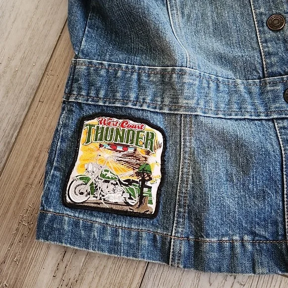 JEAN JACKET OLD NAVY :) M - Picture 2 of 9